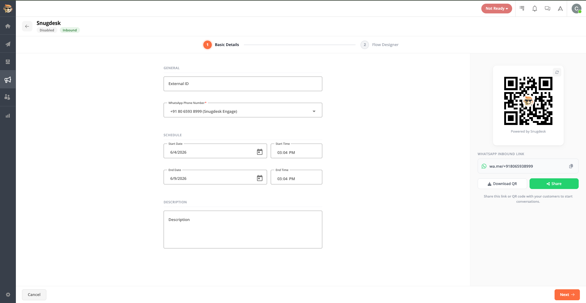 Share campaigns with your audience